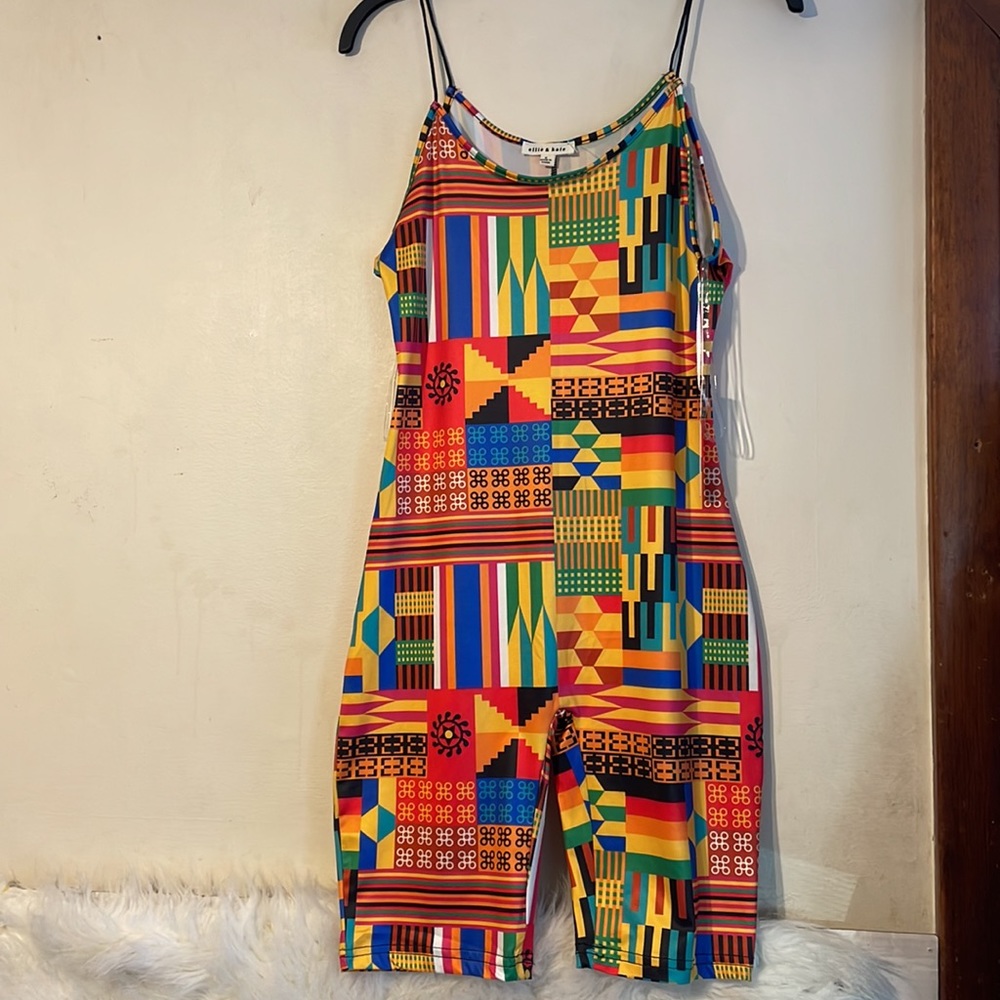 African Dashiki designer Romper